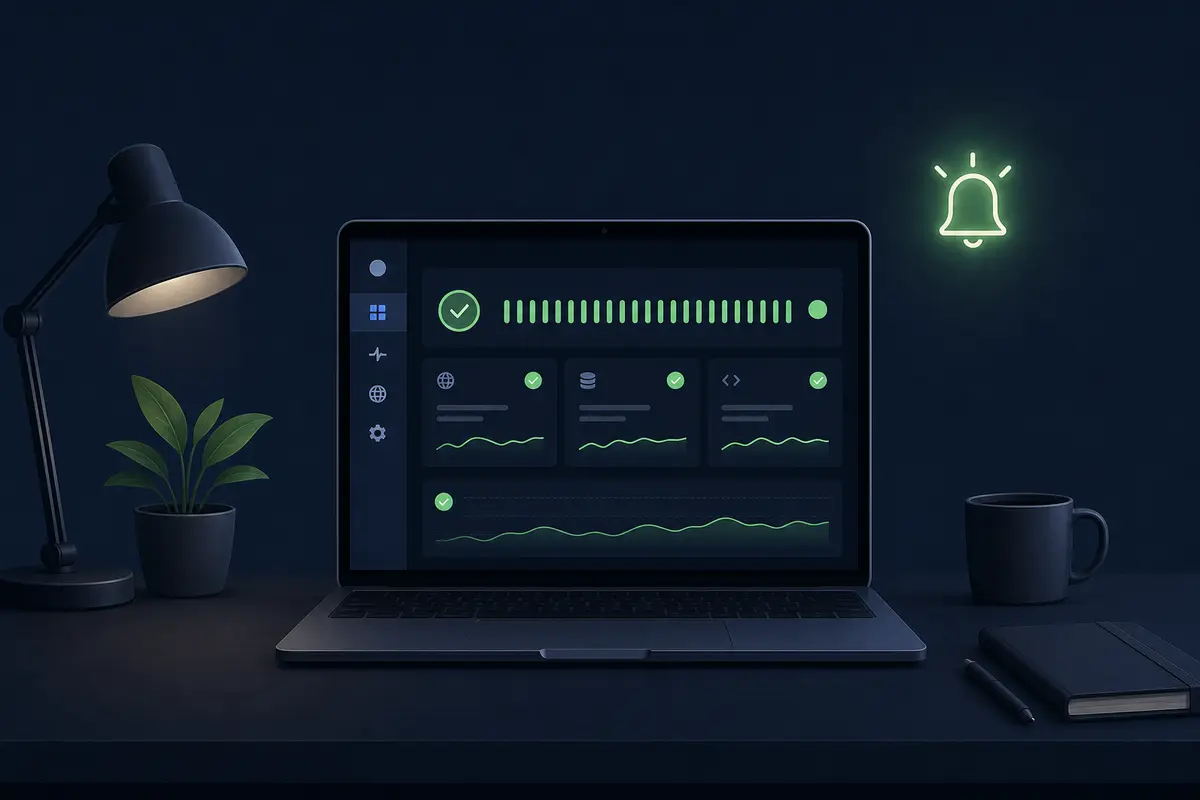 Minimal uptime monitoring setup for solo developers