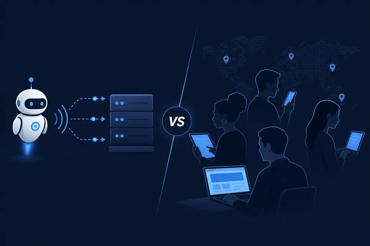 Comparing synthetic monitoring and real user monitoring approaches